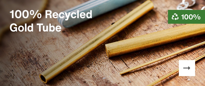100% Recycled Gold Tube
