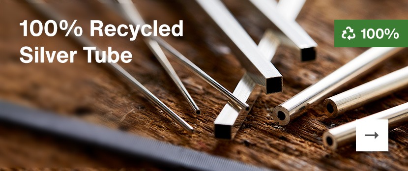 100% Recycled Silver Tube