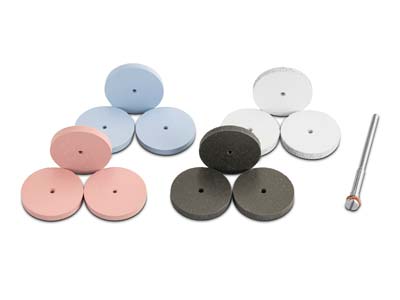 Eveflex Silicone Wheel Set Of 12   With Mandrel