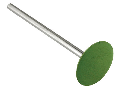 Eveflex Rubber Knife Edge Burr,     808, Green, Fine Grit, 2.5 X 14.5mm