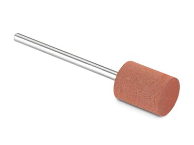 Eveflex Rubber Cylinder Burr, 710, Brown, Medium Grit, 12 X 10mm