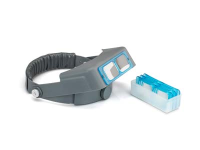 Professional Headband Magnifier    With 4 Interchangeable Lenses,     X1.5, X2.0, X2.5, X3.5