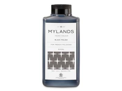 Mylands Black Polish Stop Out      Etching Varnish 500ml UN1263