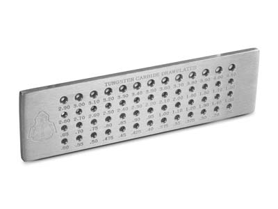 Tungsten Carbide Round Circle      Drawplate, 0.26mm - 4.10mm