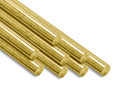 18ct Yellow Gold Round Pin Wire    1.00mm Fully Hard, Straight        Lengths, 100 Recycled Gold